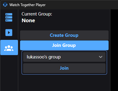 Joining group