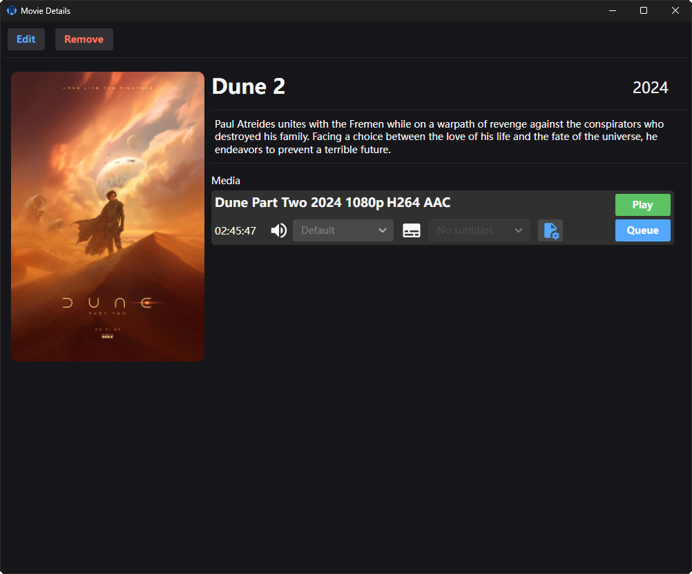 Movie details