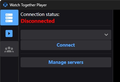 Server tab